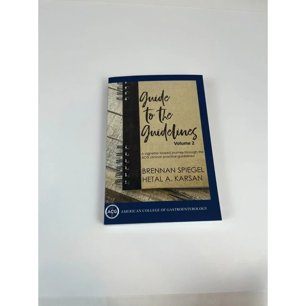 Lot of Guide to the Guidelines Volume 1 & 2- Spiegel & Karson- ACG GI Infection,